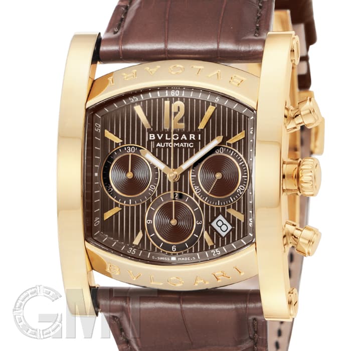新品)BVLGARI ブルガリ アショーマ クロノグラフ AA48C11GLDCH 世界99