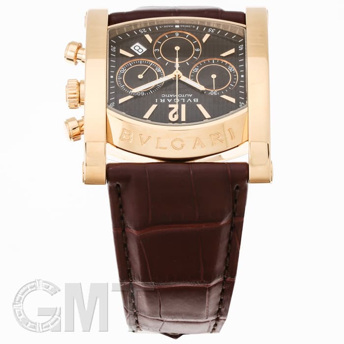 新品)BVLGARI ブルガリ アショーマ クロノグラフ AA48C11GLDCH 世界99