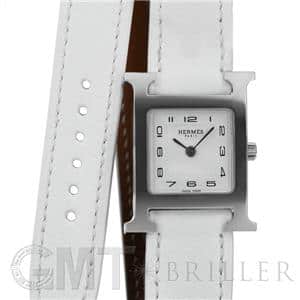 HERMES エルメス Hウォッチ HH1.210.131/UBC2 W042405WW00 Hウォッチ ドゥブルトゥール SS ホワイト メイン