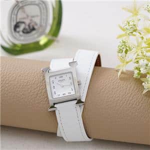 HERMES エルメス Hウォッチ HH1.210.131/UBC2 W042405WW00 Hウォッチ ドゥブルトゥール SS ホワイト メイン
