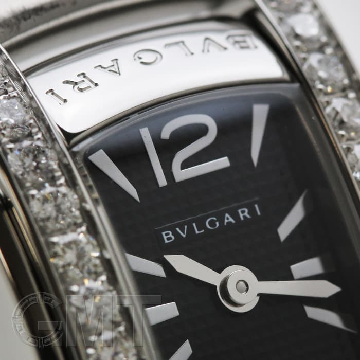 BVLGARI ブルガリ アショーマD  腕時計 AA26BSDS（AA26S） ステンレススチール ダイヤモンド  シルバー 黒文字盤  ダイヤベゼル クオーツ QZ 【本物保証】 BVLGARI（ブルガリ） 美品 アショーマD AA26BSDS（AA26S） 腕時計