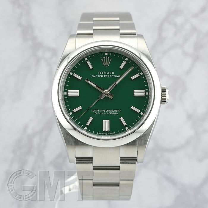ROLEX OYSTER 緑色レザー ボックス 保証書あり 3717014235706_1.jpg