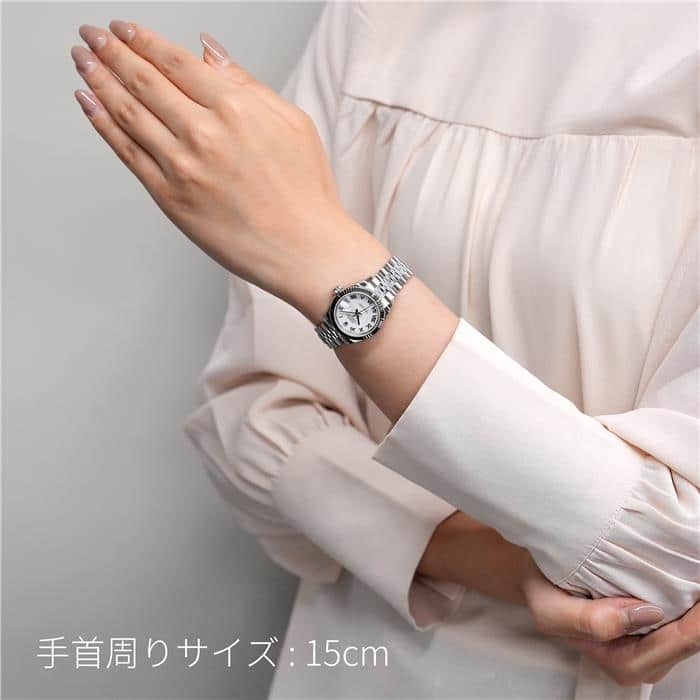 ROLEX 279174 ブレスレットリンク Rolex Lady-Datejust 28 279174 Pink Index Fluted White Gold