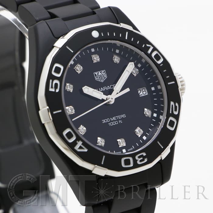 TAG Heuer ブラックダイアル 時計 新品)TAG HEUER タグ・ホイヤー アクアレーサー セラミック ブラック