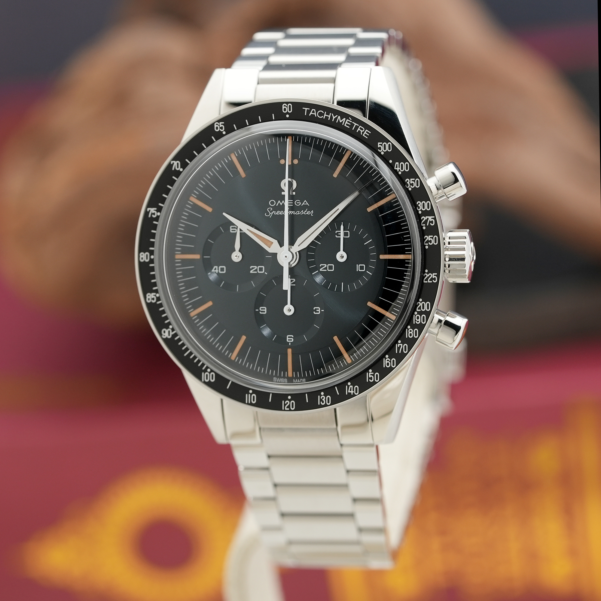 新品)OMEGA オメガ スピードマスター ファースト オメガ イン スペース 