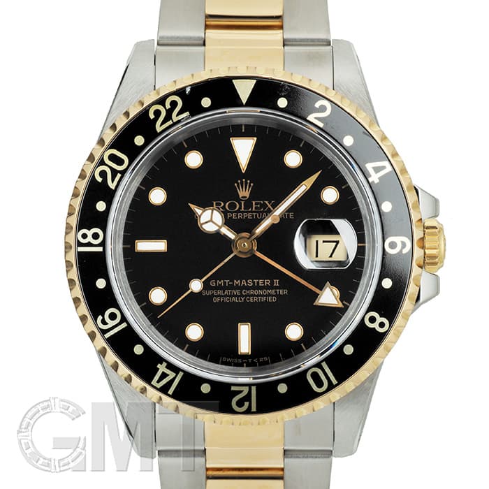 【訳あり】GMT自動巻き腕時計 ブラック/ゴールド 訳あり】GMT自動巻き腕時計 ブラック/ゴールド 訳あり】GMT自動巻き