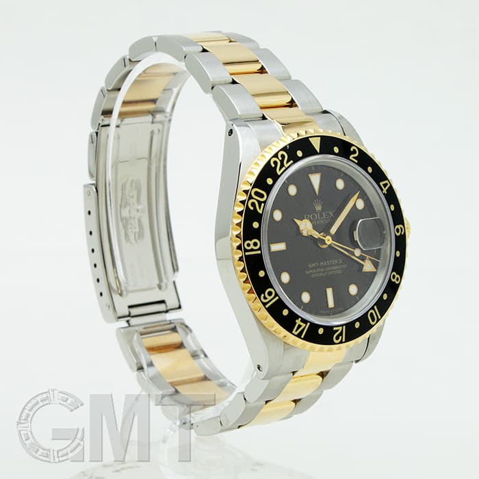 中古)ROLEX ロレックス GMTマスター II 16713 ブラック（商品ID