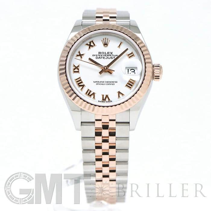 中古)ROLEX ロレックス デイトジャスト 28 279171 ホワイトローマ