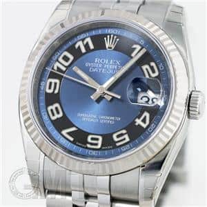 ROLEX ロレックス デイトジャスト 116234 ブルー/ブラック アラビア メイン