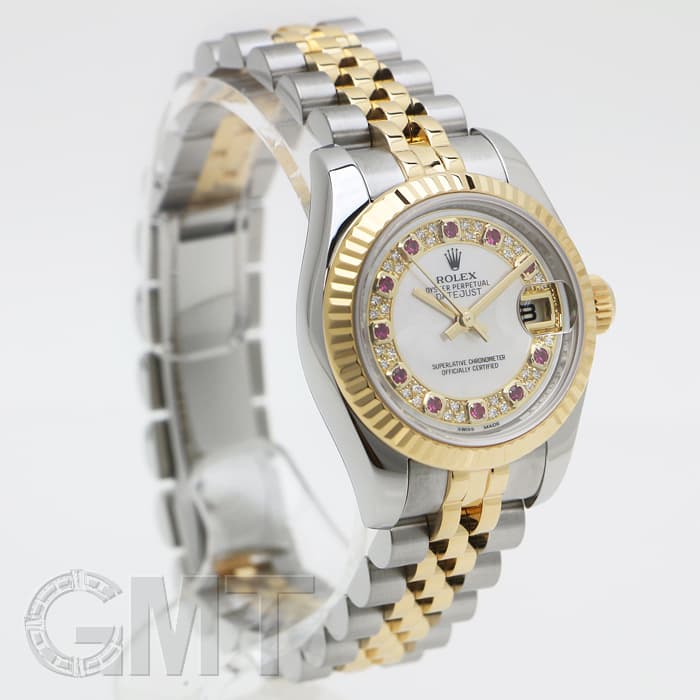 中古)ROLEX ロレックス デイトジャスト 179173NMR ホワイト 中古)ROLEX ロレックス デイトジャスト 179173NMR ホワイト