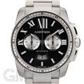 CARTIER カルティエ カリブル ドゥ カルティエ カリブル ドゥ カルティエ クロノグラフ ブラック SS W7100061