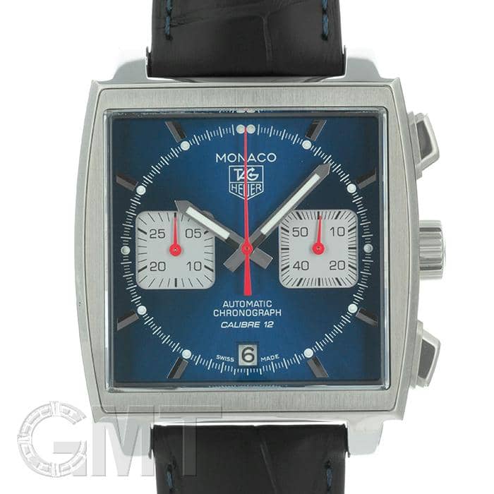 TAG Heuer Monaco caw2111.fc6183　中古　モナコ 中古)TAG HEUER タグ・ホイヤー モナコ キャリバー12 CAW2111.FC6183