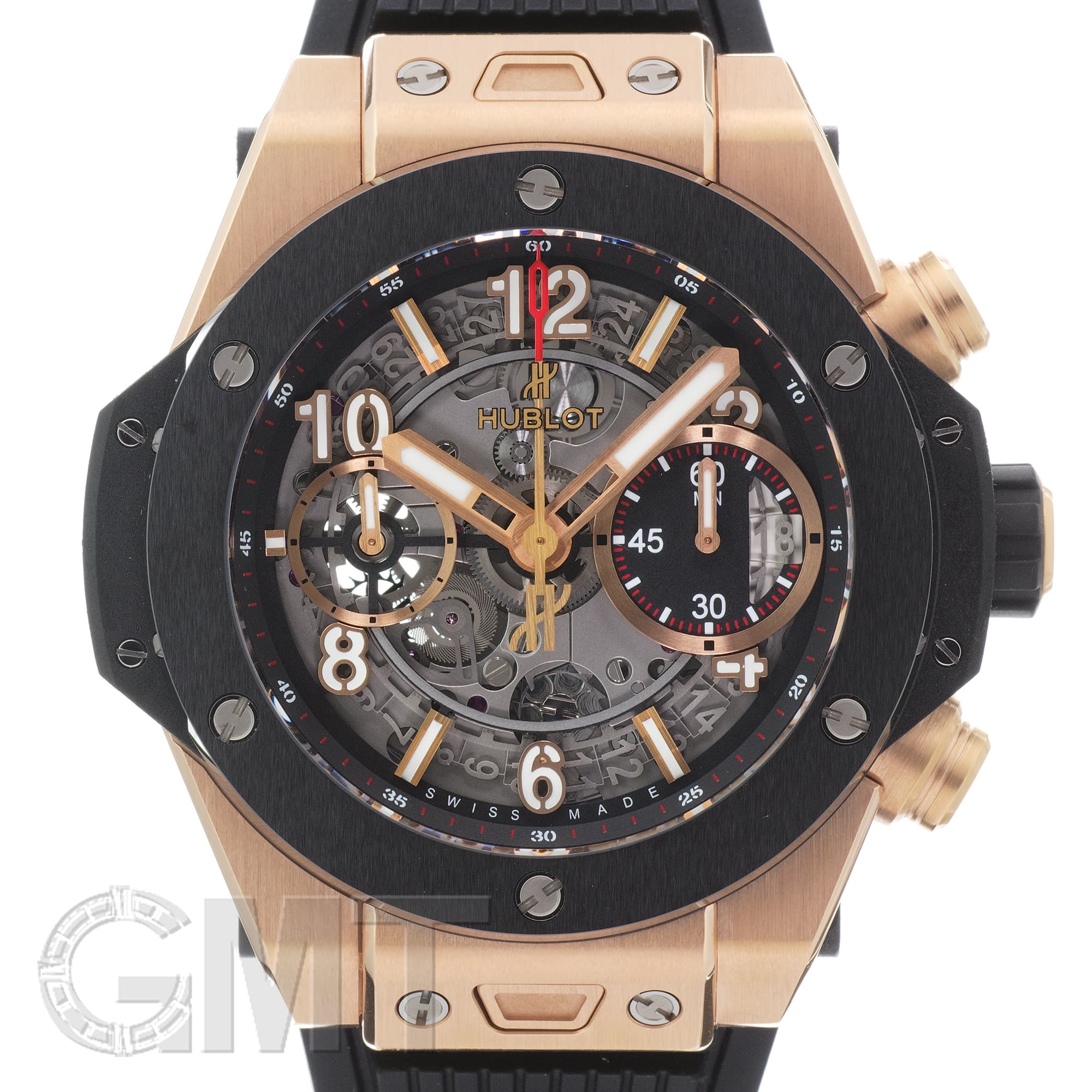 中古)HUBLOT ウブロ ビッグバン ウニコ キングゴールド セラミック