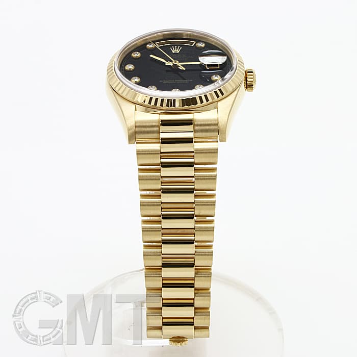 ロレックス　ディディト 中古)ROLEX ロレックス デイデイト 18238G ブラック（商品ID