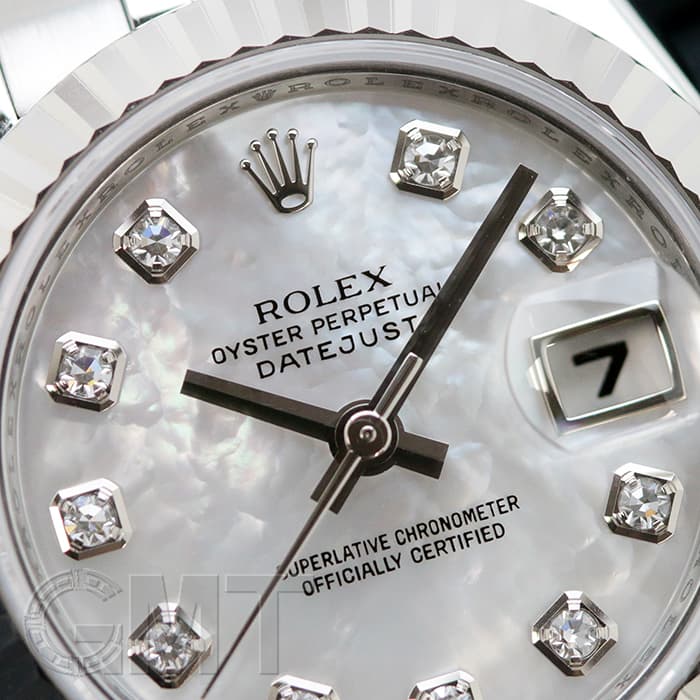 新品未使用 ROLEX ロレックス デイトジャスト 179174NG ホワイト 中古)ROLEX ロレックス デイトジャスト 179174NG ホワイト（商品ID