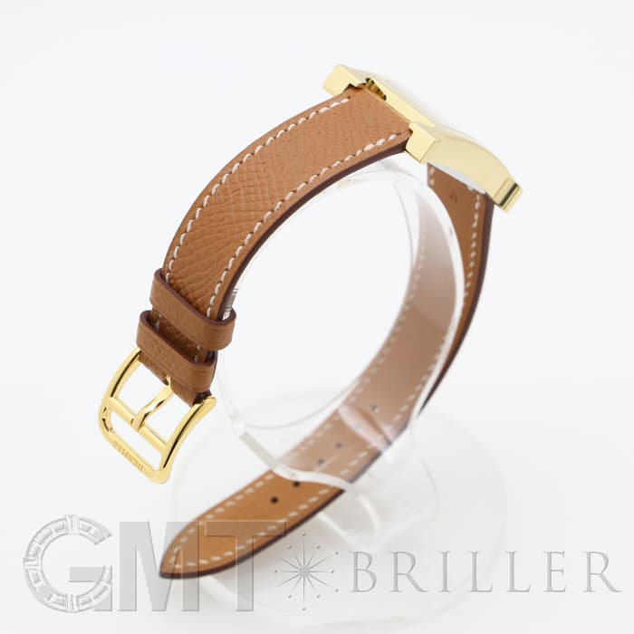 新品)HERMES エルメス Hウォッチ 036732WW00 Hウォッチ ゴールドプレー