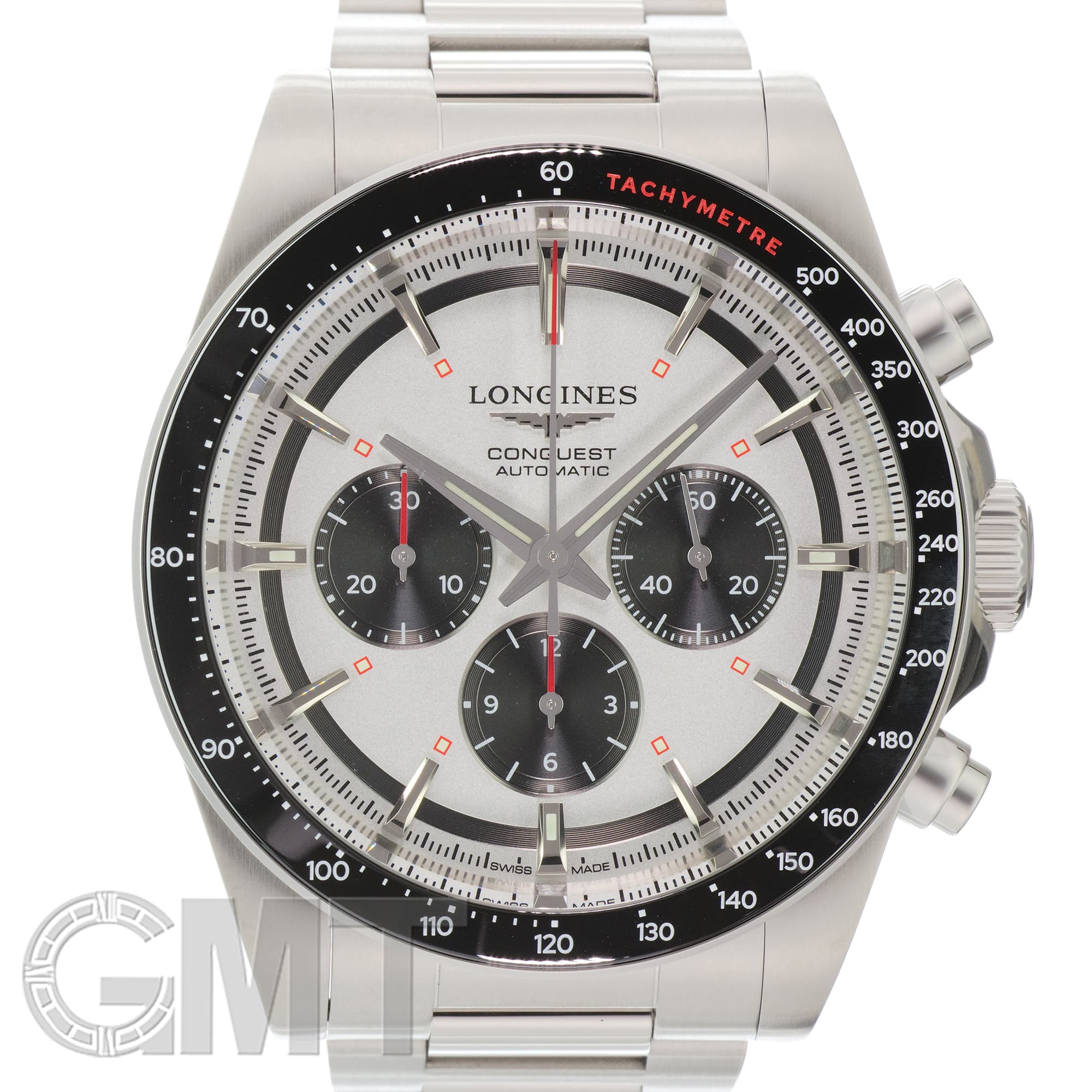 新品)LONGINES ロンジン コンクエスト クロノグラフ L3.835.4.72.6