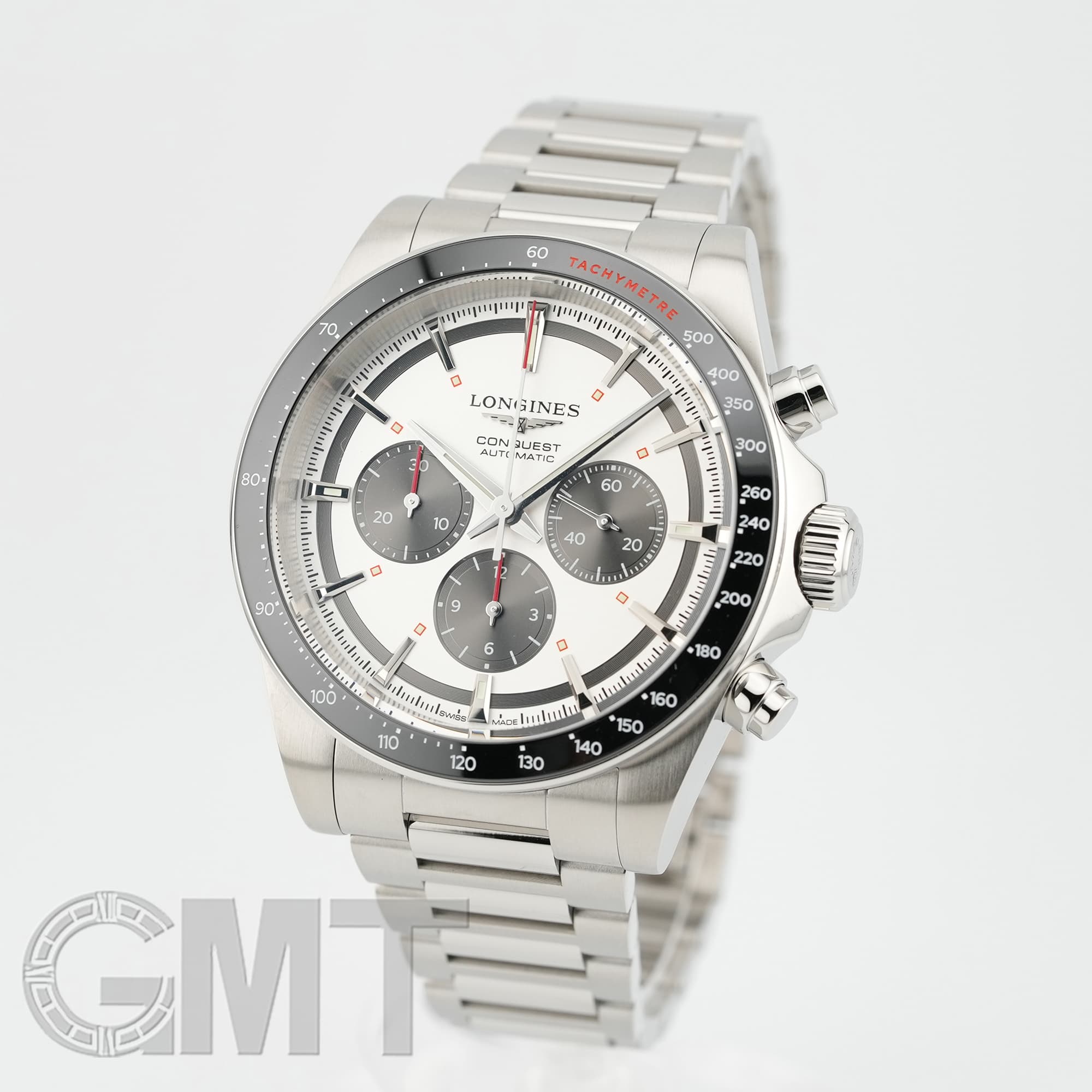 新品)LONGINES ロンジン コンクエスト クロノグラフ L3.835.4.72.6