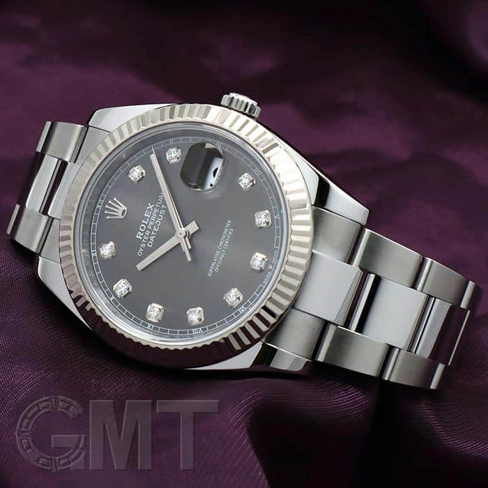 中古)ROLEX ロレックス デイトジャスト 41 126334G グレー 10P