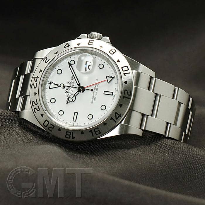 中古)ROLEX ロレックス エクスプローラー II 16570 ホワイト（商品ID