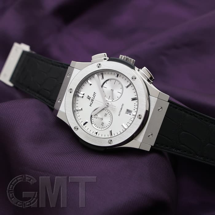 シロル 新品)HUBLOT ウブロ クラシック フュージョン クロノグラフ チタニウム