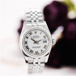 ROLEX ロレックス デイトジャスト 179174 ホワイト ローマ ジュビリー メイン