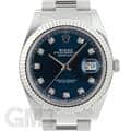 未使用 ロレックス　デイトジャスト41 オイスターブレス72610 未使用)ROLEX ロレックス デイトジャスト 41 126334G ブルー 10P