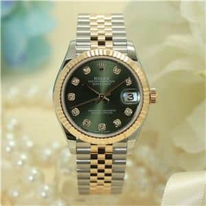 ROLEX ロレックス デイトジャスト 31 278273G グリーン ジュビリーブレス メイン