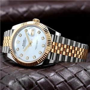新品)ROLEX ロレックス デイトジャスト 41 126333NG ホワイトシェル