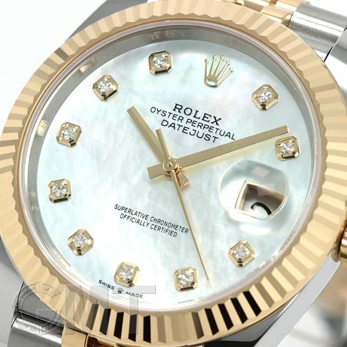 新品)ROLEX ロレックス デイトジャスト 41 126333NG ホワイトシェル