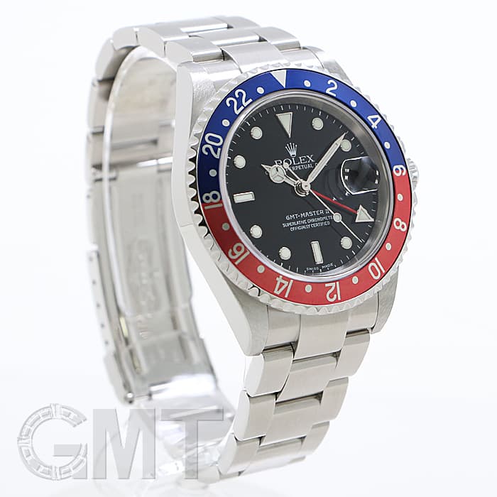 中古)ROLEX ロレックス GMTマスター II 16710 ブルー/レッド F番（商品
