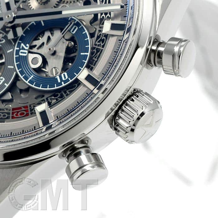 中古)ZENITH ゼニス クロノマスター フルオープン 38mm 03.2153.400