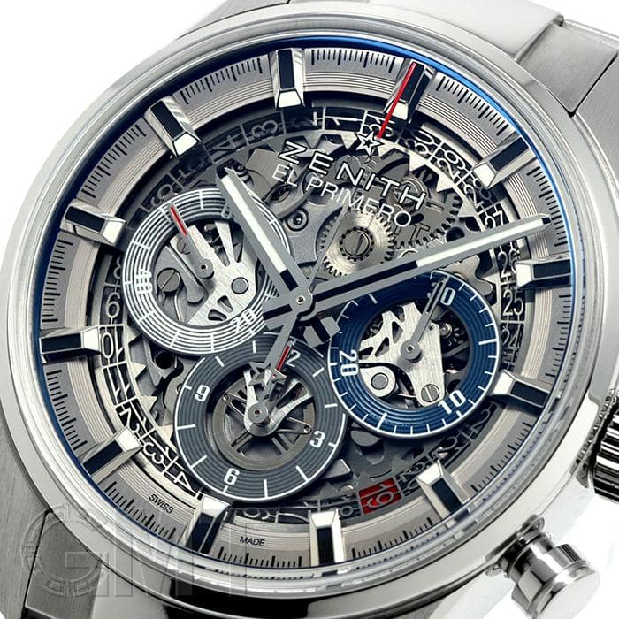 中古)ZENITH ゼニス クロノマスター フルオープン 38mm 03.2153.400