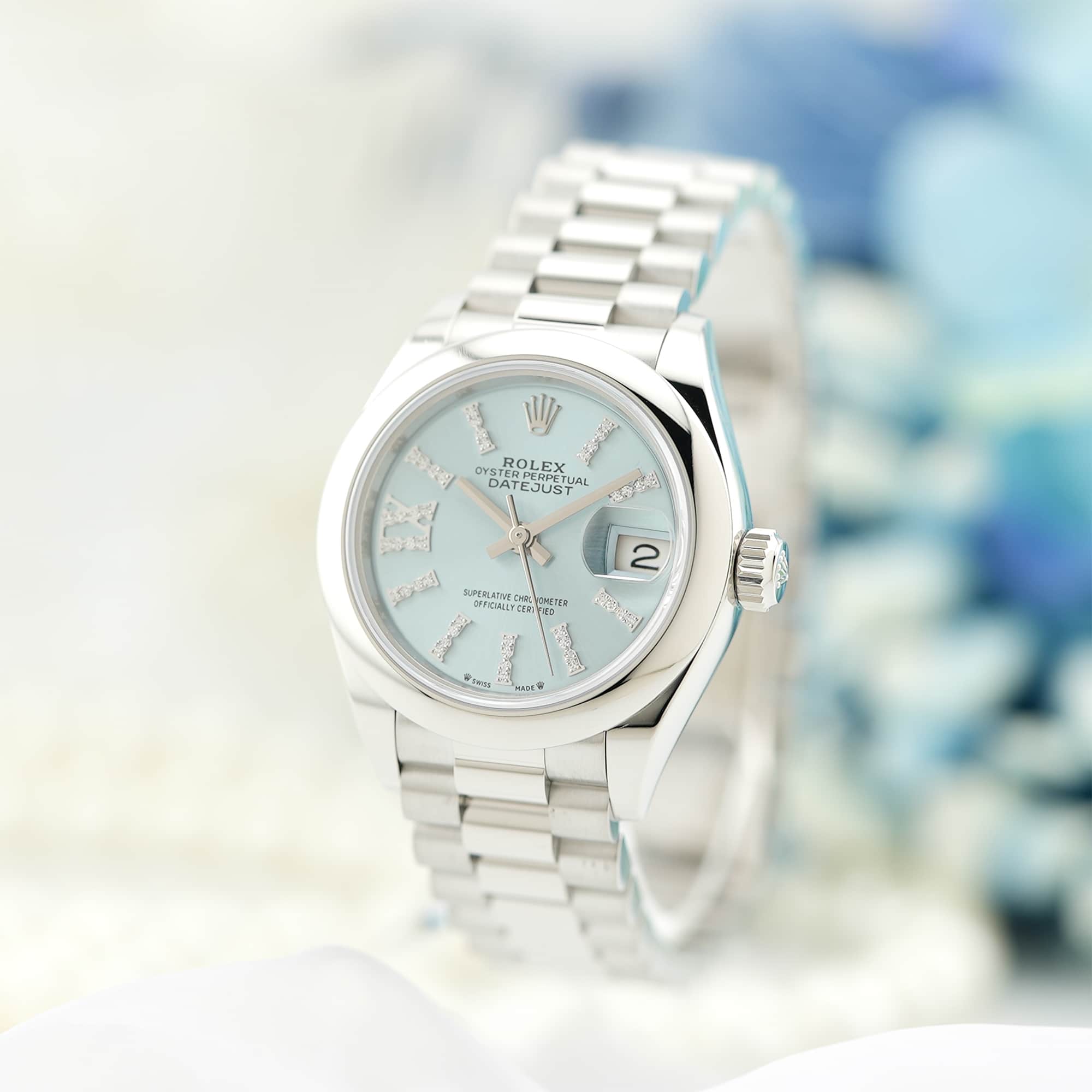 中古)ROLEX ロレックス デイトジャスト 28 279166 アイスブルー（商品