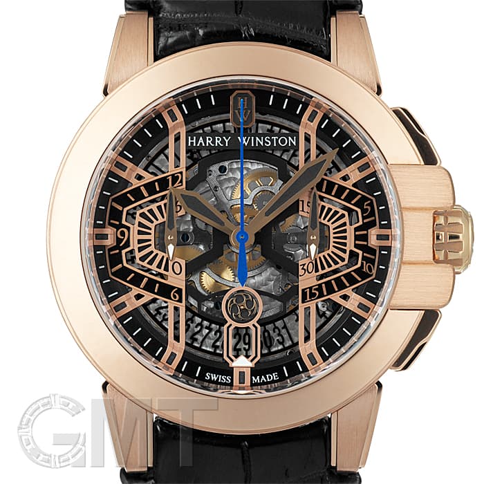 中古)HARRY WINSTON ハリー・ウィンストン オーシャン クロノグラフ 