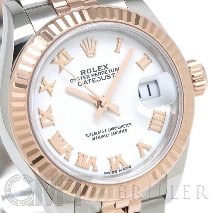 中古)ROLEX ロレックス デイトジャスト 28 279171 ホワイトローマ