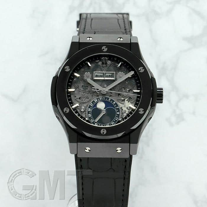 中古)HUBLOT ウブロ クラシック フュージョン アエロ ムーン