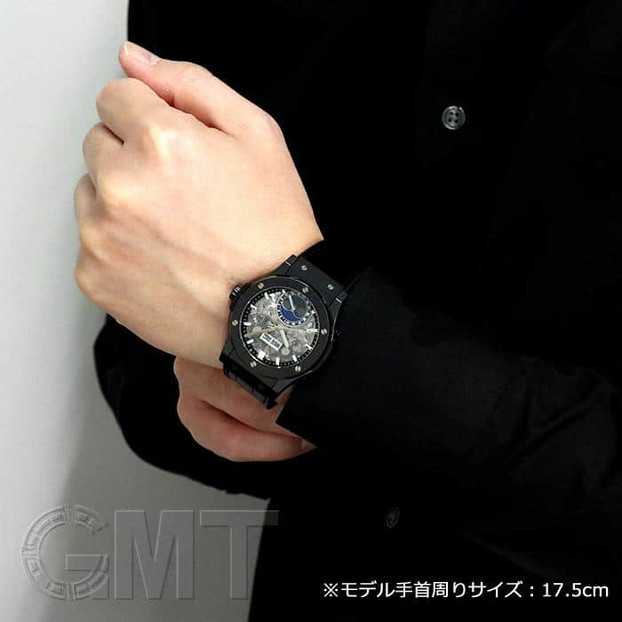 中古)HUBLOT ウブロ クラシック フュージョン アエロ ムーンフェイズ