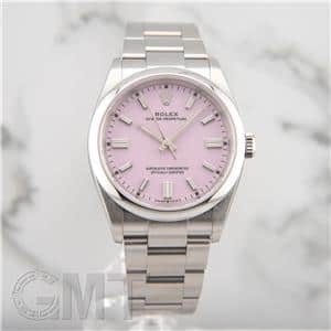 ロレックス オイスターパーペチュアル36 126000 キャンディピンク ランダム番 メンズ 中古 腕時計 中古)ROLEX ロレックス オイスターパーペチュアル 36 126000