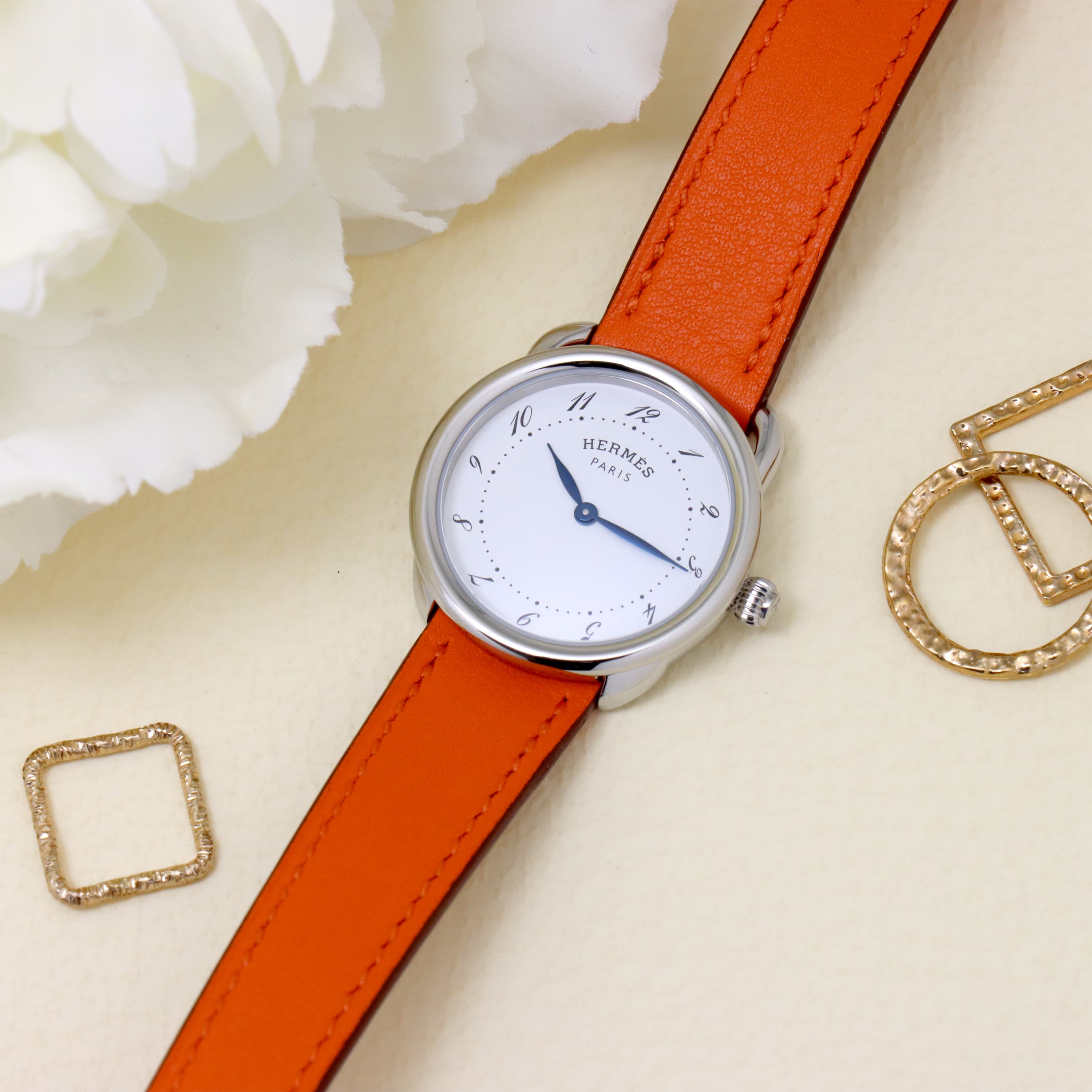 ✨新品電池✨HERMES エルメス 腕時計 レディース アルソー コンビカラー ✨新品電池✨HERMES エルメス 腕時計 レディース アルソー コンビ