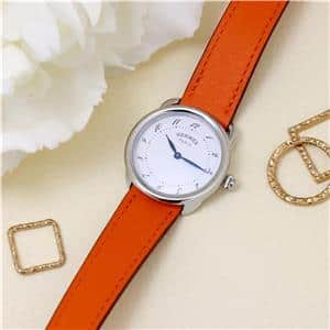 HERMES エルメス アルソー PM 28mm 040137WW00 AR5.210.130/WOR オレンジ メイン