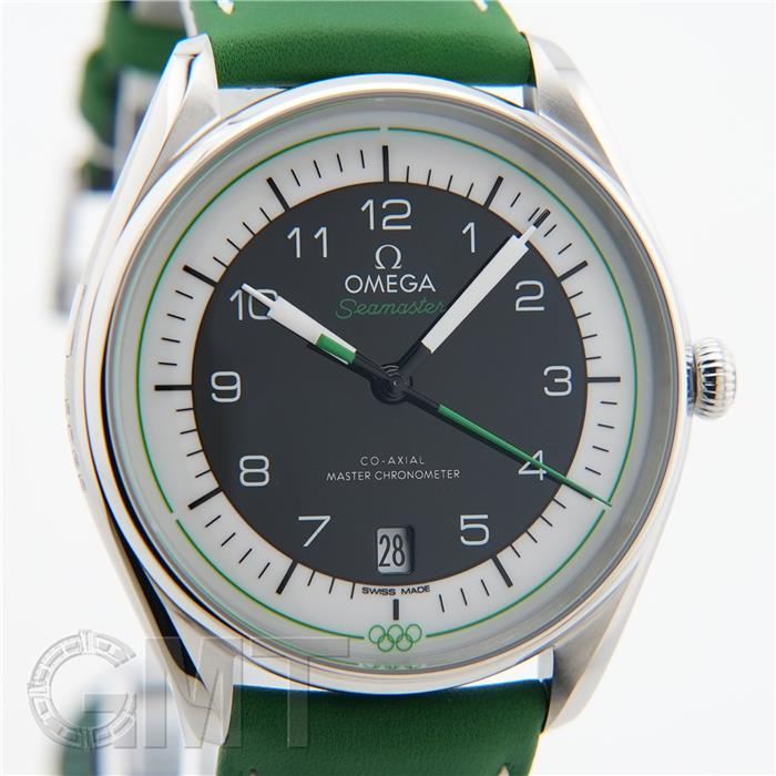 新品)OMEGA オメガ シーマスター オフィシャルタイムキーパー グリーン