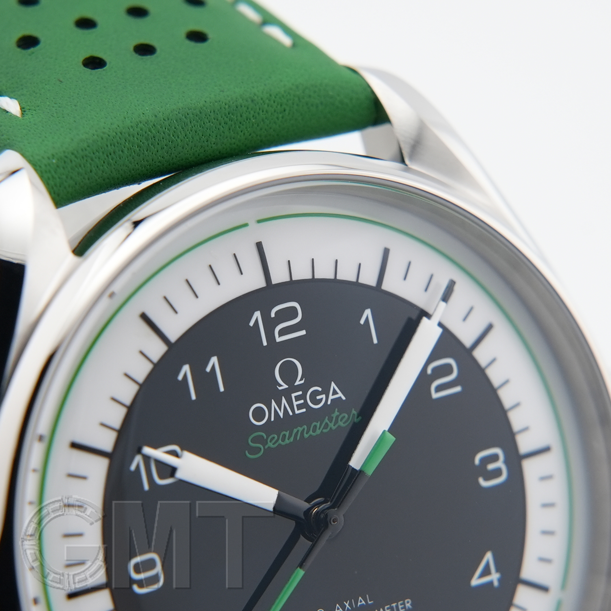 新品)OMEGA オメガ シーマスター オフィシャルタイムキーパー グリーン