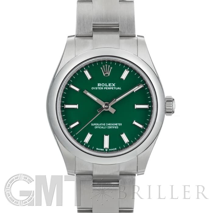新品)ROLEX ロレックス オイスターパーペチュアル 31 277200 グリーン