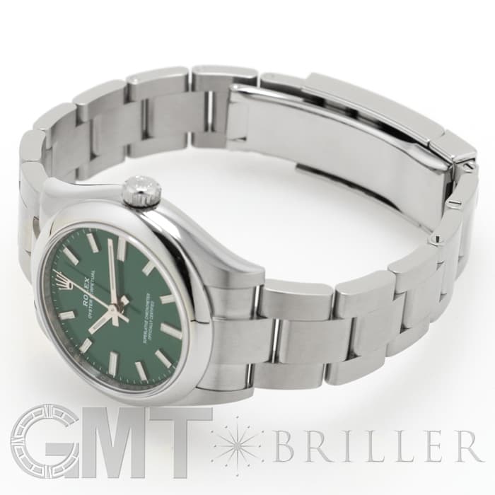 【142400】ROLEX ロレックス 277200 オイスターパーペチュアル 31 グリーンダイヤル ランダム番 SS 自動巻き ギャランティーカード 当店オリジナルボックス 腕時計 時計 WATCH レディース 女性 女【中古】 新品)ROLEX ロレックス オイスターパーペチュアル 31 277200 グリーン