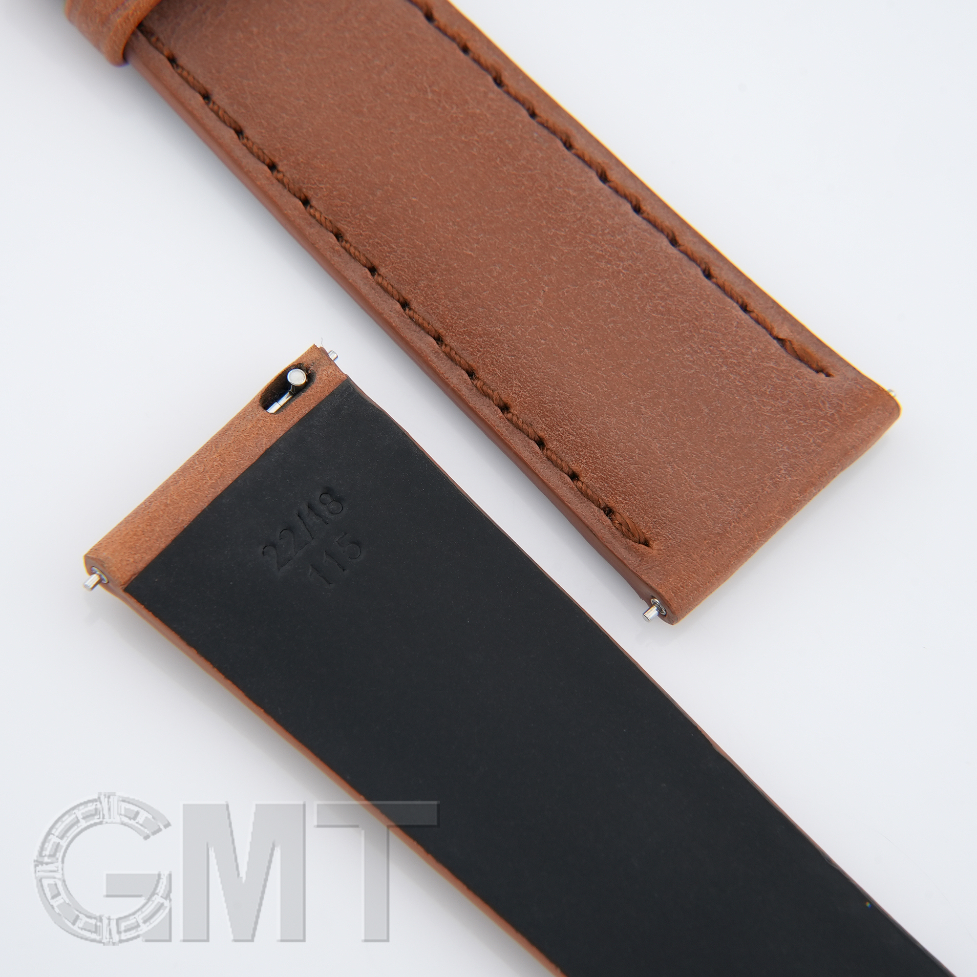 カミーユフォルネ レザーストラップ 22mm 新品)CAMILLE FOURNET カミーユ・フォルネ カーフ パティネアカーフ