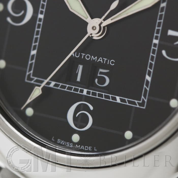 中古)CARTIER カルティエ パシャC ビッグデイト W31053M7 ブラック