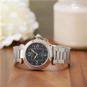 CARTIER カルティエ パシャC ビッグデイト W31053M7 ブラック メイン