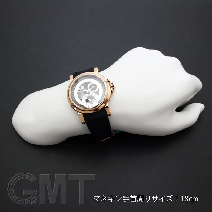 新品)BREGUET ブレゲ マリーン GMT ブラック 5857BR/Z2/5ZU（商品ID
