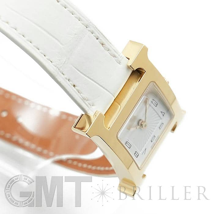 中古)HERMES エルメス Hウォッチ スモール W055232WW00（HH1.201e